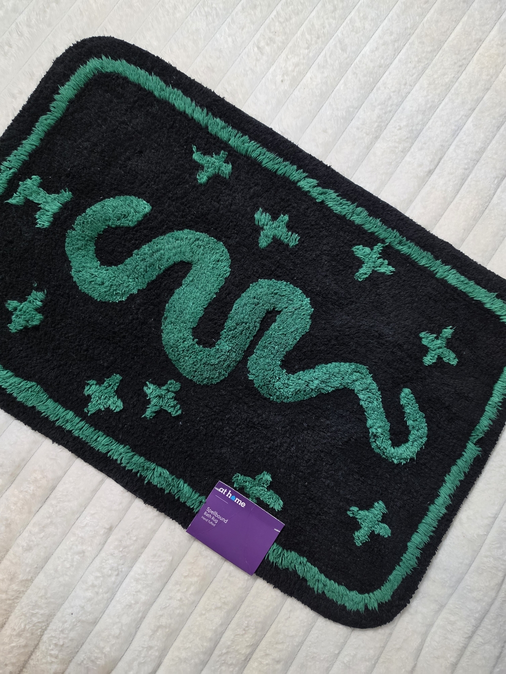Nwt Halloween Spellbound Snake Hand Tufted Area Rug 20" x 30"